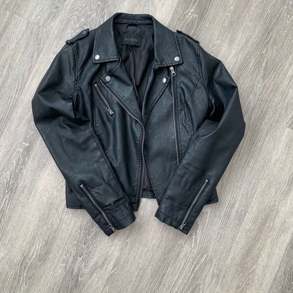 Blu Pepper Jackets & Blazers - Blu Pepper Faux Leather Jacket